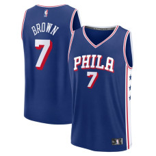 Детская джерси Philadelphia 76ers Jaylen Brown Fanatics Royal Fast Break Replica - Icon Edition