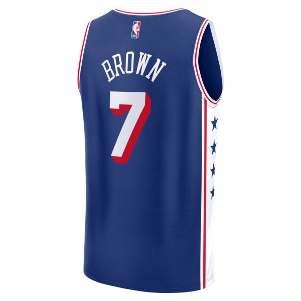 Детская джерси Philadelphia 76ers Jaylen Brown Fanatics Royal Fast Break Replica - Icon Edition