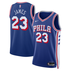 Джерси Unisex Philadelphia 76ers LeBron James Nike Royal Swingman - Icon Edition