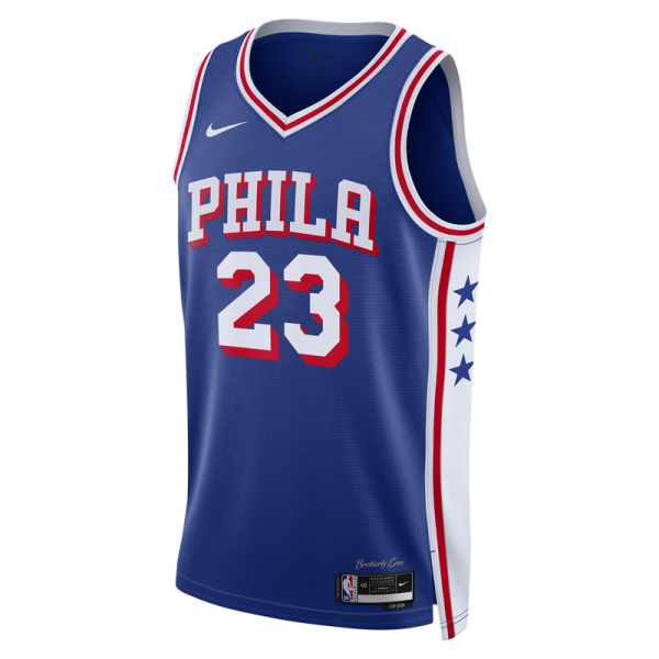 Джерси Unisex Philadelphia 76ers LeBron James Nike Royal Swingman - Icon Edition
