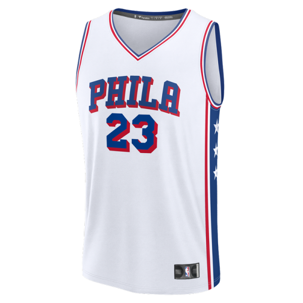 Джерси Philadelphia 76ers LeBron James Fanatics White Fast Break - Association Edition