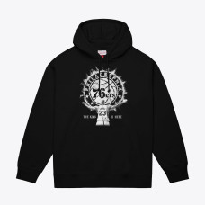 Толстовка Philadelphia 76ers LeBron James Mitchell & Ness Black Witness
