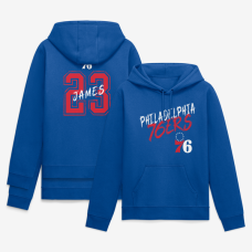 Толстовка Philadelphia 76ers LeBron James Royal Hustle Name & Number