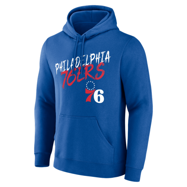 Толстовка Philadelphia 76ers LeBron James Royal Hustle Name & Number