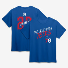 Футболка Philadelphia 76ers LeBron James Royal Hustle Name & Number