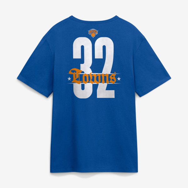 Футболка New York Knicks Karl-Anthony Towns Royal Namesake
