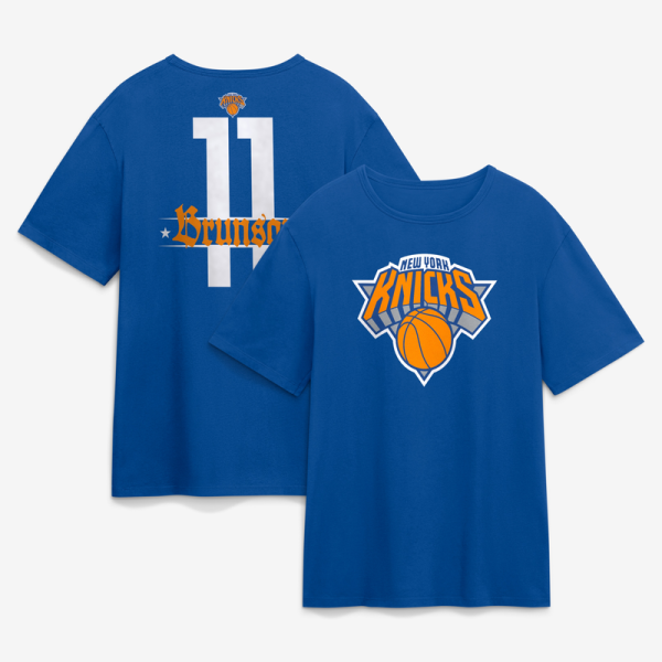 Футболка New York Knicks Jalen Brunson Royal Namesake
