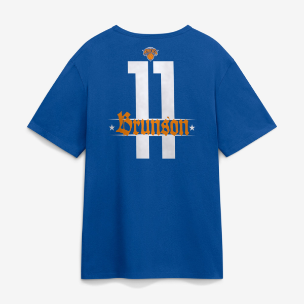 Футболка New York Knicks Jalen Brunson Royal Namesake