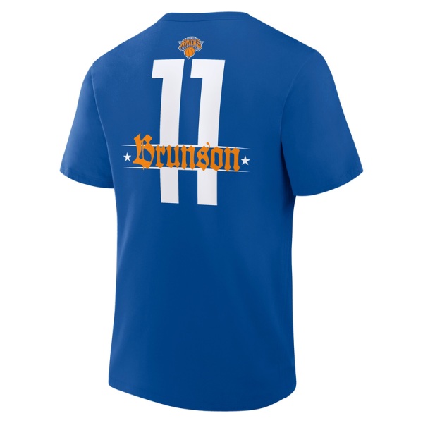 Футболка New York Knicks Jalen Brunson Royal Namesake