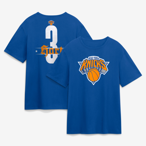 Футболка New York Knicks Josh Hart Royal Namesake