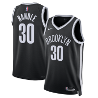 Джерси Unisex Brooklyn Nets Julius Randle Nike Black Swingman - Icon Edition