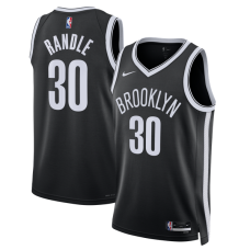 Джерси Unisex Brooklyn Nets Julius Randle Nike Black Swingman - Icon Edition