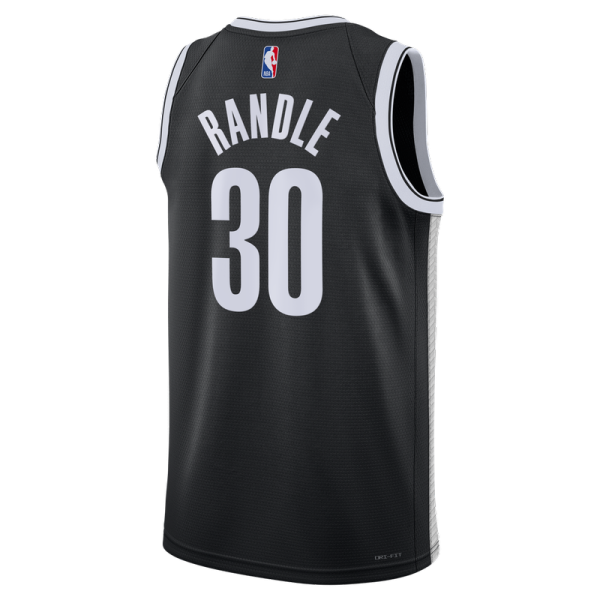 Джерси Unisex Brooklyn Nets Julius Randle Nike Black Swingman - Icon Edition