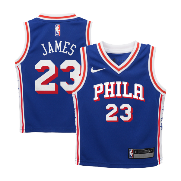 Джерси Preschool Philadelphia 76ers LeBron James Nike Royal Swingman Swingman - Icon Edition