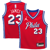 Детская Philadelphia 76ers LeBron James Jordan Brand Red Swingman Jersey - Statement Edition