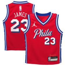 Детская Philadelphia 76ers LeBron James Jordan Brand Red Swingman Jersey - Statement Edition