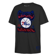 Детская футболка Philadelphia 76ers Mitchell & Ness Black Throwies