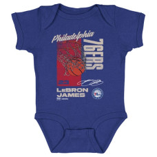 для малыша Philadelphia 76ers LeBron James 500 Level Royal All Net Bodysuit