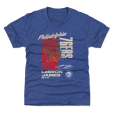 Детская футболка Philadelphia 76ers LeBron James 500 Level Royal All Net
