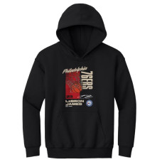 Детская толстовка Philadelphia 76ers LeBron James 500 Level Black All Net