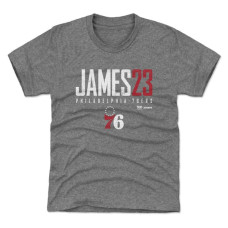 Детская футболка Philadelphia 76ers LeBron James 500 Level Gray Elite