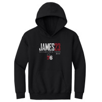 Детская толстовка Philadelphia 76ers LeBron James 500 Level Black Elite