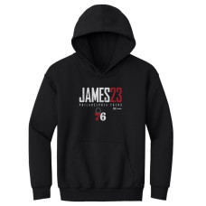 Детская толстовка Philadelphia 76ers LeBron James 500 Level Black Elite