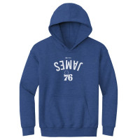 Детская толстовка Philadelphia 76ers LeBron James 500 Level Heather Royal Invert