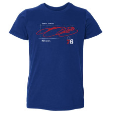 Футболка для малыша Philadelphia 76ers LeBron James 500 Level Royal Signature