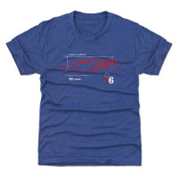 Детская футболка Philadelphia 76ers LeBron James 500 Level Royal Signature