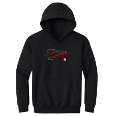 Детская толстовка Philadelphia 76ers LeBron James 500 Level Black Signature
