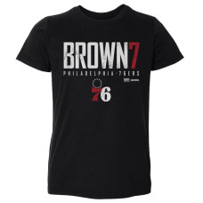Футболка для малыша Philadelphia 76ers Jaylen Brown 500 Level Black Elite