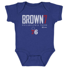 для малыша Philadelphia 76ers Jaylen Brown 500 Level Royal Elite Bodysuit