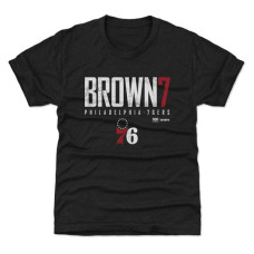 Детская футболка Philadelphia 76ers Jaylen Brown 500 Level Black Elite