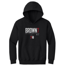 Детская толстовка Philadelphia 76ers Jaylen Brown 500 Level Black Elite