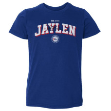 Футболка для малыша Philadelphia 76ers Jaylen Brown 500 Level Royal Team Font