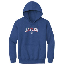 Детская толстовка Philadelphia 76ers Jaylen Brown 500 Level Heather Royal Team Font