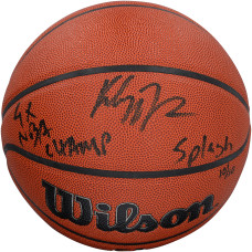 Мяч с автографом Klay Thompson Golden State Warriors Fanatics Authentic Wilson Authentic Series Indoor/Outdoor with Multiple Inscriptions - Limited Edition #10/10