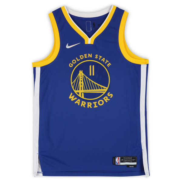 Джерси с автографом Klay Thompson Golden State Warriors Fanatics Authentic Royal Nike Icon Edition 75th NBA Anniversary Swingman