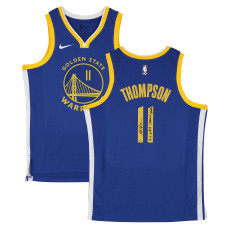 Джерси с автографом Klay Thompson Golden State Warriors Fanatics Authentic Royal Nike Icon Edition Swingman with Multiple Inscriptions - Limited Edition of 10
