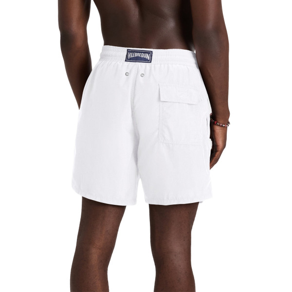 Golden State Warriors Vilebrequin by G-III White Solid Swim Trunks
