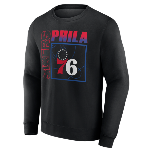 Свитшот Philadelphia 76ers LeBron James Black Home Court Pop Name & Number