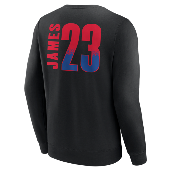 Свитшот Philadelphia 76ers LeBron James Black Home Court Pop Name & Number