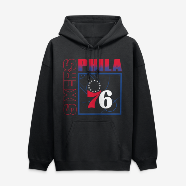 Толстовка Philadelphia 76ers LeBron James Black Home Court Pop Name & Number