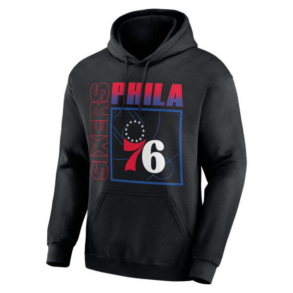 Толстовка Philadelphia 76ers LeBron James Black Home Court Pop Name & Number