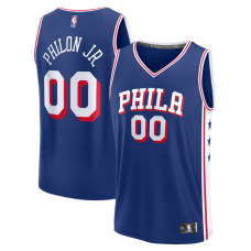 Детская джерси Philadelphia 76ers Labaron Philon Jr. Fanatics Royal Fast Break Replica - Icon Edition