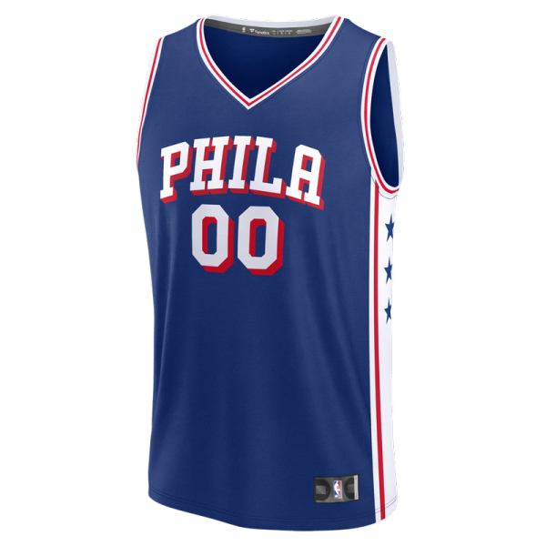Детская джерси Philadelphia 76ers Labaron Philon Jr. Fanatics Royal Fast Break Replica - Icon Edition