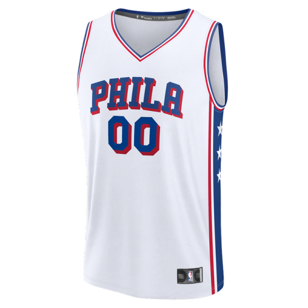 Детская джерси Philadelphia 76ers Labaron Philon Jr. Fanatics White Fast Break Replica - Association Edition