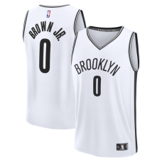 Детская джерси Brooklyn Nets Mikel Brown Jr. Fanatics White Fast Break Replica - Association Edition