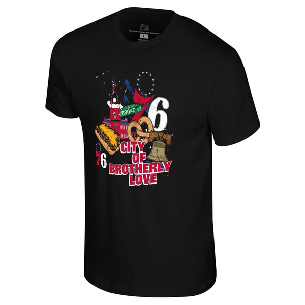 Футболка Unisex Philadelphia 76ers Stadium Essentials Black Center City